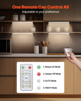 Motion Sensor Cabinet Lights Rechargeable LED Lamp