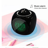 LED Projection Alarm Clock with Digital Display