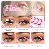 FluffyMuse 3D Cat Eye Lashes – 15 Pairs