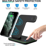 3 In 1 Wireless Charger Stand Fast Charging Dock