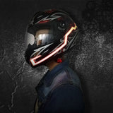 LED Helmet Safety Glow Strip for Cyclists & Riders