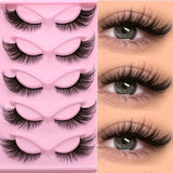 FluffyMuse 3D Cat Eye Lashes – 15 Pairs