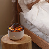 Volcano Humidifier with Flame Aroma Diffuser