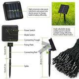 StarGlow Solar Fairy Lights – 12M