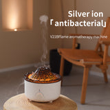 Volcano Humidifier with Flame Aroma Diffuser