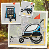 RideNest 3-in-1 Kids Bike Trailer