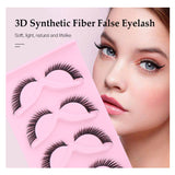 FluffyMuse 3D Cat Eye Lashes – 15 Pairs