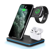 3 In 1 Wireless Charger Stand Fast Charging Dock